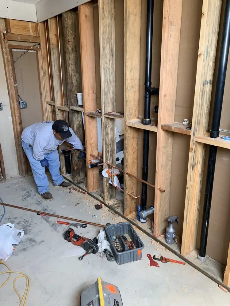 Commercial rough-in plumbing for Water Heater Replacement in West Puente Valley